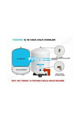 2,8 Galon 10 Litre Metal Basınç Denge Tank Tankpro Marka