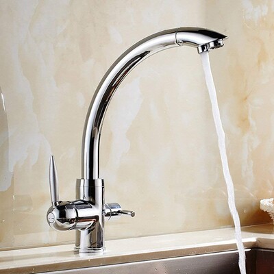 R.O Üç Yollu Musluk, Kuğu Tip, Sıcak/Soğuk - 7