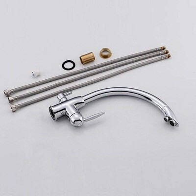 R.O Üç Yollu Musluk, Kuğu Tip, Sıcak/Soğuk - 10