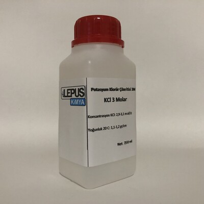 Sutest - Sutest 3M KCL Çözeltisi (1 Litre) Sutest - Sutest 3M KCL Çözeltisi (1 Litre)