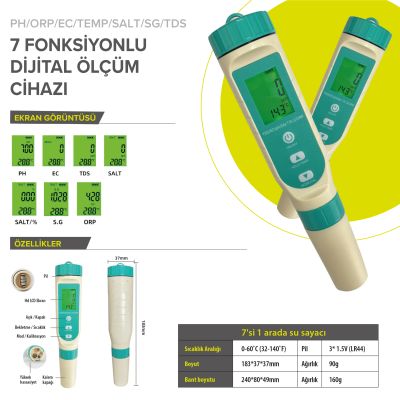 7 Fonksiyonlu Dijital Ölçüm Cihazı