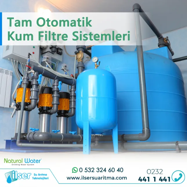 Tam Otomatik Kum Filtre Sistemleri 