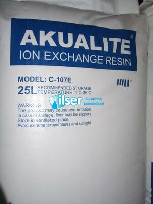 Akualite Katyonik Reçine Torba 25 Litre