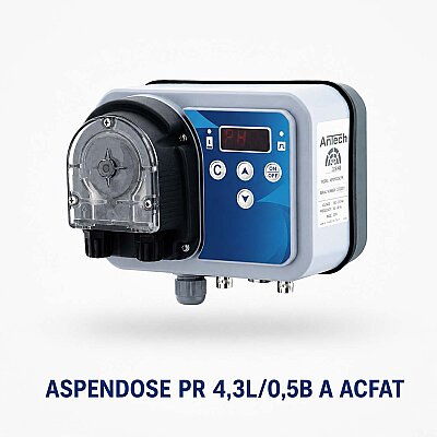 Antech ASPENDOSE PR 4,3L/0,5B A ACFAT Dijital, Seviye Kontrollü, Volümetrik Peristaltik Dozaj Pompası - Antech 