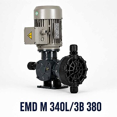 Antech EMD M340L/3B 380 PVCPXP Metal Gövdeli Elektro Mekanik Diyaframlı Dozaj Pompası - 1