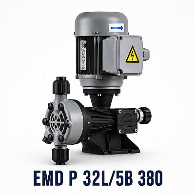 Antech EMD P32L/5B 380 PVCCP Plastik Gövdeli Elektro Mekanik Diyaframlı Dozaj Pompası - 1