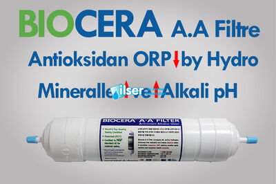 Biocera Antioksidan Alkali Su Filtresi (20 inch, giriş -çıkış 1 inch 150 ton)
