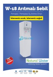 Aqua - Aqua Arıtmalı Su Sebili Pompalı Beyaz Aqua - Aqua Arıtmalı Su Sebili Pompalı Beyaz