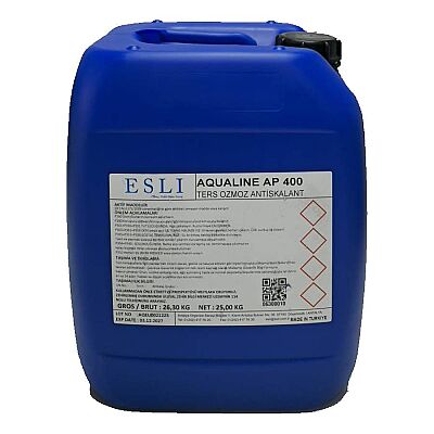 Aqualine Antiskalant AP400 Kuyu + Deniz Suyu Antiskalantı 25 Kg - 1
