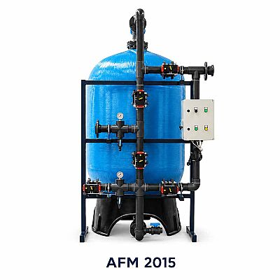 Aqualine Epoksi Boyalı AFM 2015 ST-37 Tanklı Yüzey Borulamalı AS-FE-MİN Filtre Sistemi - 1