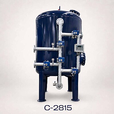 Aqualine Epoksi Boyalı C-2815 ST-37 Tanklı Yüzey Borulamalı Aktif Karbon Filtre Sistemi - Aqualine 