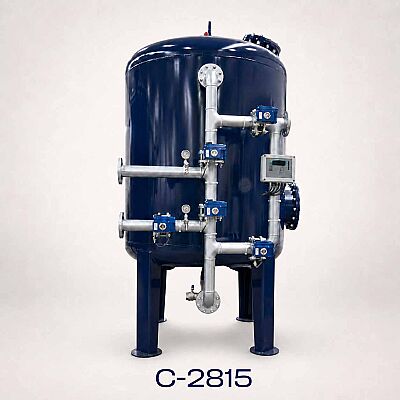Aqualine Epoksi Boyalı C-2815 ST-37 Tanklı Yüzey Borulamalı Aktif Karbon Filtre Sistemi - 1