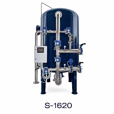 Aqualine Epoksi Boyalı S-1620 ST-37 Tanklı Yüzey Borulamalı Single Yumuşatma Sistemi - 1