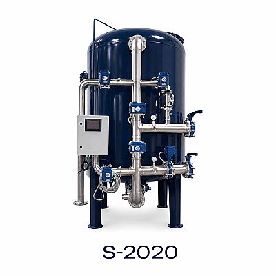 Aqualine Epoksi Boyalı S-2020 ST-37 Tanklı Yüzey Borulamalı Single Yumuşatma Sistemi - 1
