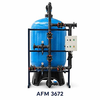 Aqualine FRP Tanklı AFM 3672 Yüzey Borulamalı AS-FE-MİN Filtre Sistemi - 1