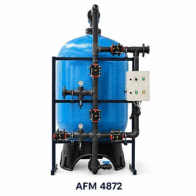 Aqualine FRP Tanklı AFM 4872 Yüzey Borulamalı AS-FE-MİN Filtre Sistemi - 1