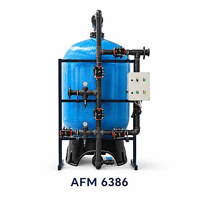 Aqualine FRP Tanklı AFM 6386 Yüzey Borulamalı AS-FE-MİN Filtre Sistemi - 1