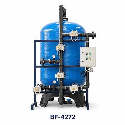 Aqualine FRP Tanklı BF-4272 Yüzey Borulamalı BİRM Filtre Sistemi - 1