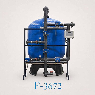 Aqualine FRP Tanklı F-3672 Yüzey Borulamalı Kum Filtre Sistemi - Aqualine 