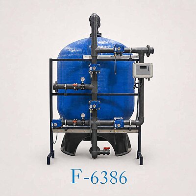 Aqualine FRP Tanklı F-6386 Yüzey Borulamalı Kum Filtre Sistemi - Aqualine 