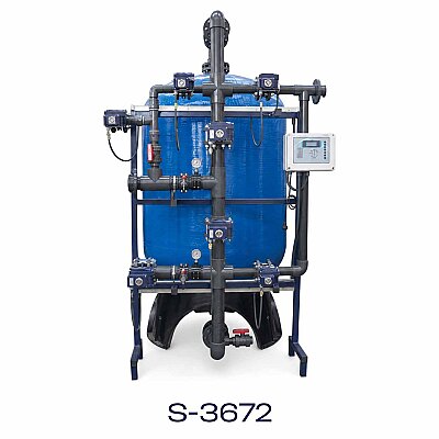 Aqualine FRP Tanklı S-3672 Yüzey Borulamalı Single Yumuşatma Sistemi - Aqualine 