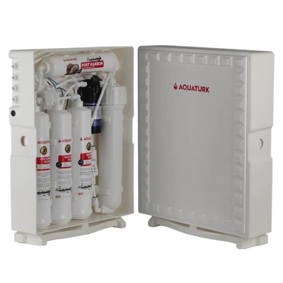 Aquaturk - AQuaturk Aquaslim Standart 4 aşamalı Pompalı Su Arıtma Cihazı Aquaturk - AQuaturk Aquaslim Standart 4 aşamalı Pompalı Su Arıtma Cihazı