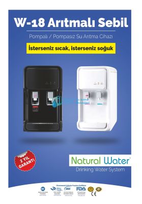 Natural Water W-18 Arıtmalı Mini Su Sebili