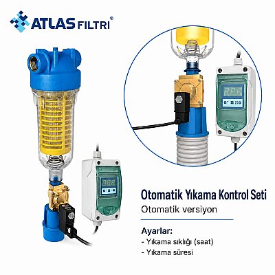 Atlas Otomatik Yıkama Kontrol Seti Filtre - Atlas