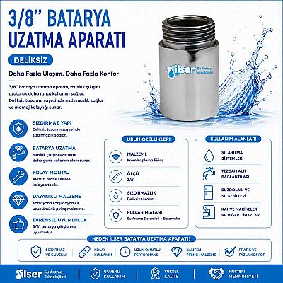 Batarya Uzatma Aparatı 3/8