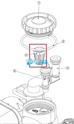 Clack WS1 Injector Cap - 3