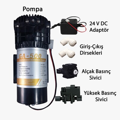 - Direk Akışlı 500 GPD Pompa  - Direk Akışlı 500 GPD Pompa