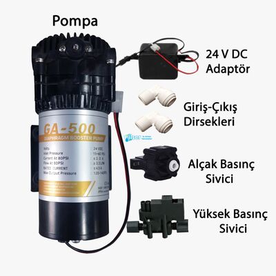 Direk Akışlı 500 GPD Pompa