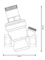 DK Serisi 1915 Su Basınç Düşürücü 1/2'' DN15 - 2