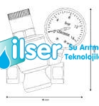 DK Serisi 2125 Manometreli 1'' DN25