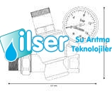 DK Serisi 2225 Manometreli Rakorlu 1'' DN25