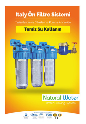Natural Water - Atlas Ev Girişi Yıkanabilir Kireç Önleyici Filtre Sistemi Natural Water - Atlas Ev Girişi Yıkanabilir Kireç Önleyici Filtre Sistemi