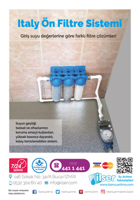 Atlas Ev Girişi Yıkanabilir Kireç Önleyici Filtre Sistemi - 2