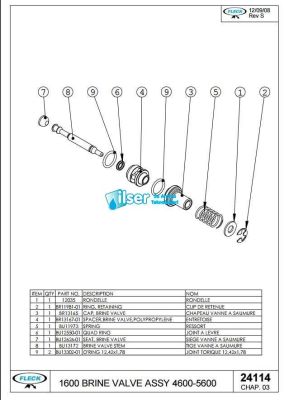 Fleck FL24114 5600 Tuz Pistonu