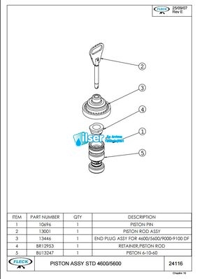 Fleck FL24116 5600 Piston