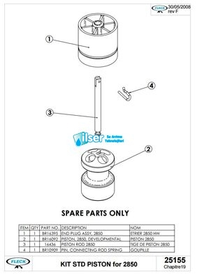 Fleck FL25155 2850 Piston YBP