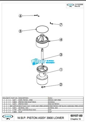 Fleck FL25712 3900 Alt Piston NBP FI60107-10