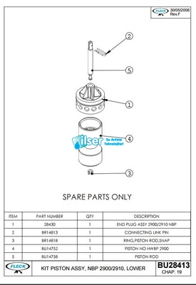 Fleck FL28413 2910 Alt Piston NBP - 2