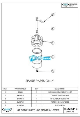 Fleck FL28413 2910 Alt Piston NBP