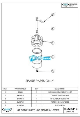 Fleck FL28413 2910 Alt Piston NBP