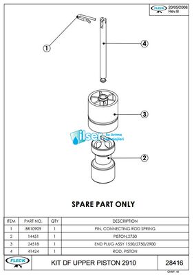 Fleck FL28416 2910 Üst Piston