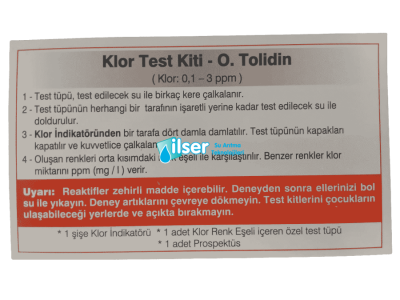 Hazar Serbest Klor Test Kiti - 4