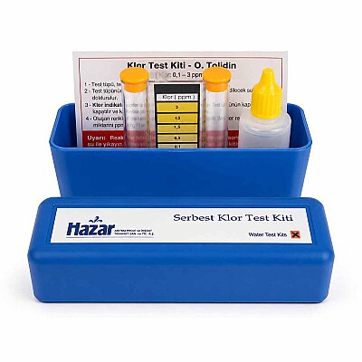 Hazar Serbest Klor Test Kiti - Hazar