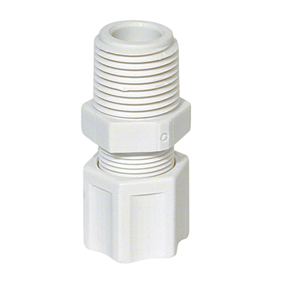 - 1544 Union Connector, 1/4”T - 1/4”T, Jaco  - 1544 Union Connector, 1/4”T - 1/4”T, Jaco