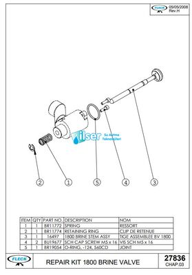 Fleck KIT78 1800 Tuz Dirseği Takımı