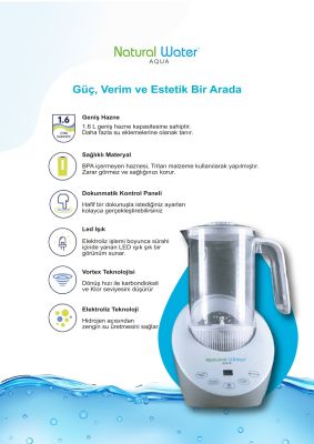 NW Aqua Hidrojenli Su Makinesi